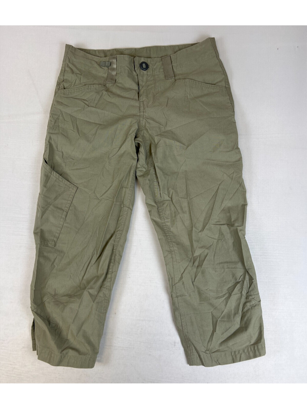 Patagonia Venga Rock Capri Hiking Pants Women's Size 0 Green Organic Cotton